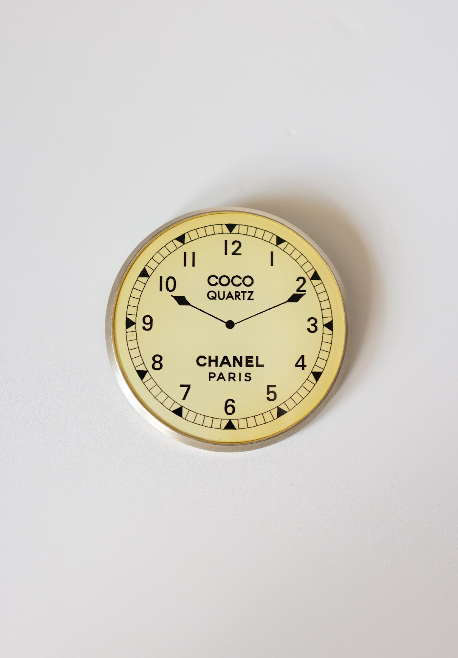 Chanel 07C Coco Quartz Watch Face Brooch – 2.5"